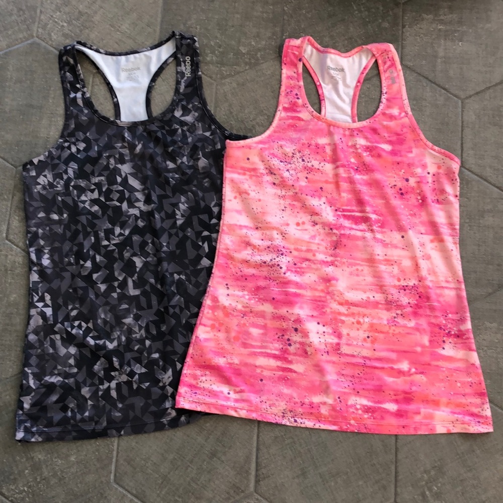 Lot of 2 Reebok workout tank tops (S)